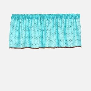Spotty Owls Window Valance 60ix15